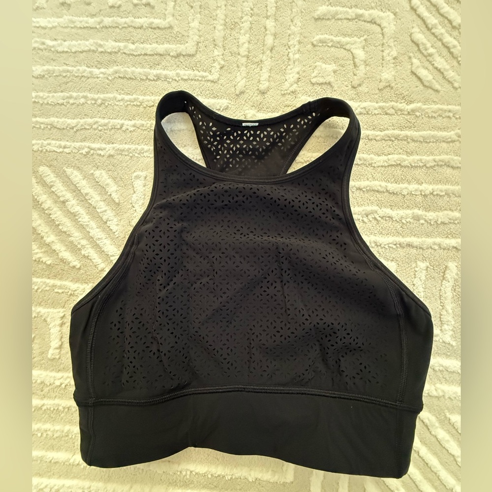 Lululemon Women's Black High-Neck Sports Bra